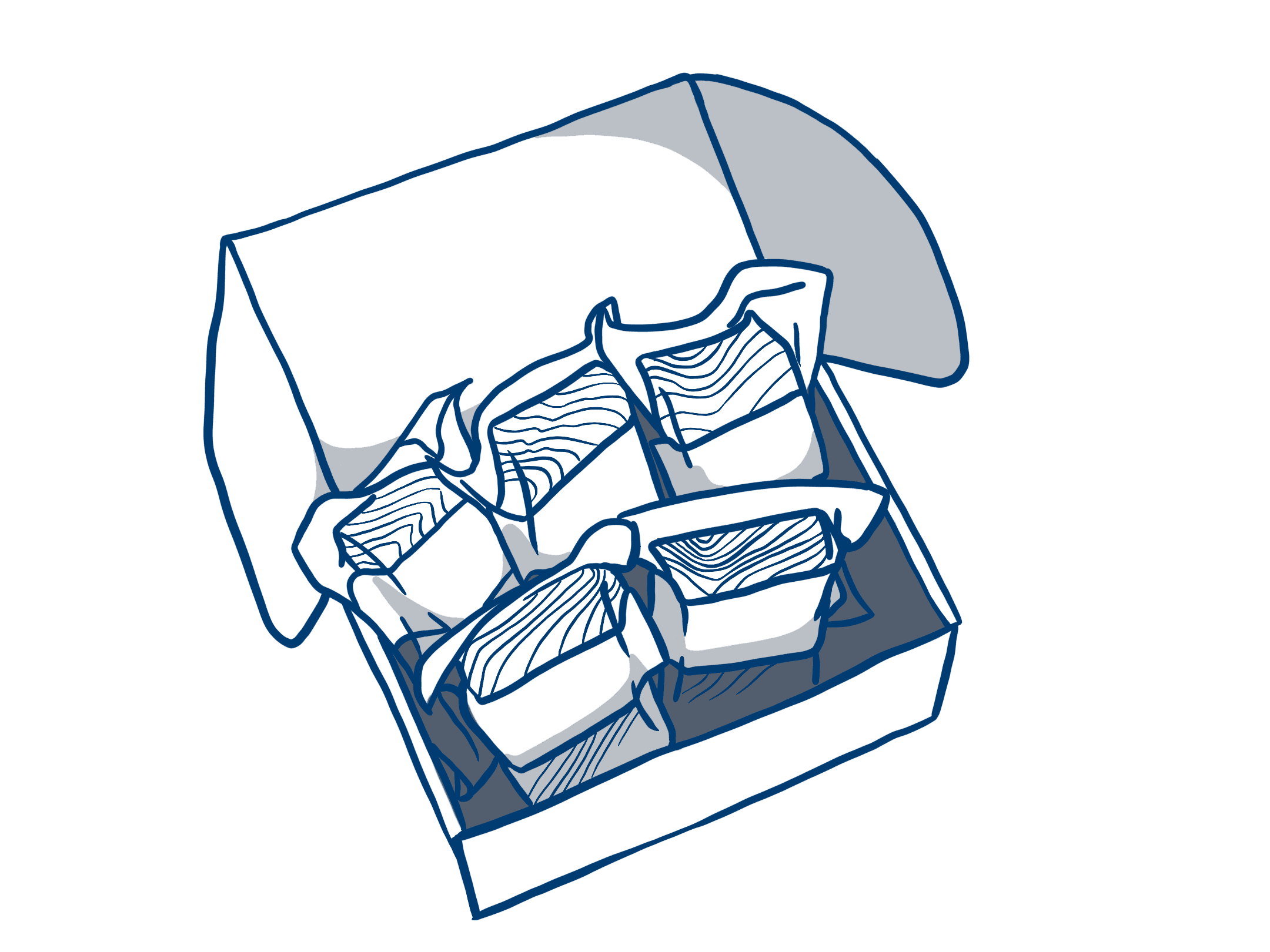 We deliver your wild caught seafood on your schedule, packed in dry ice